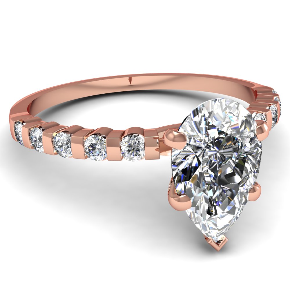 Best Of Pear Shaped Rose Gold Engagement Rings