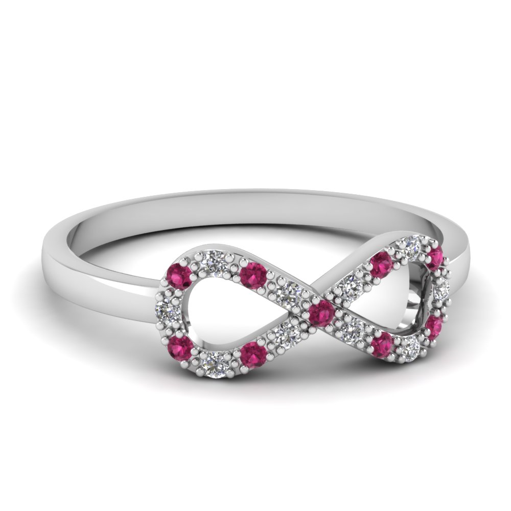 Pink engagement rings for her