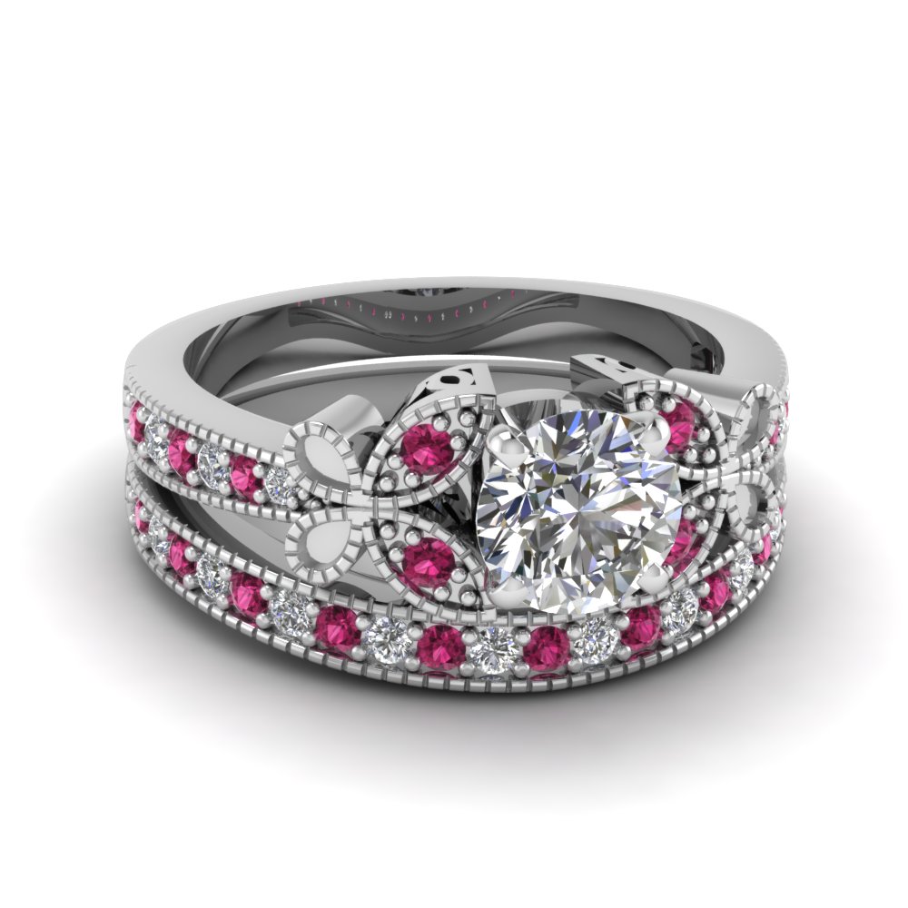 diamond enement wedding ring