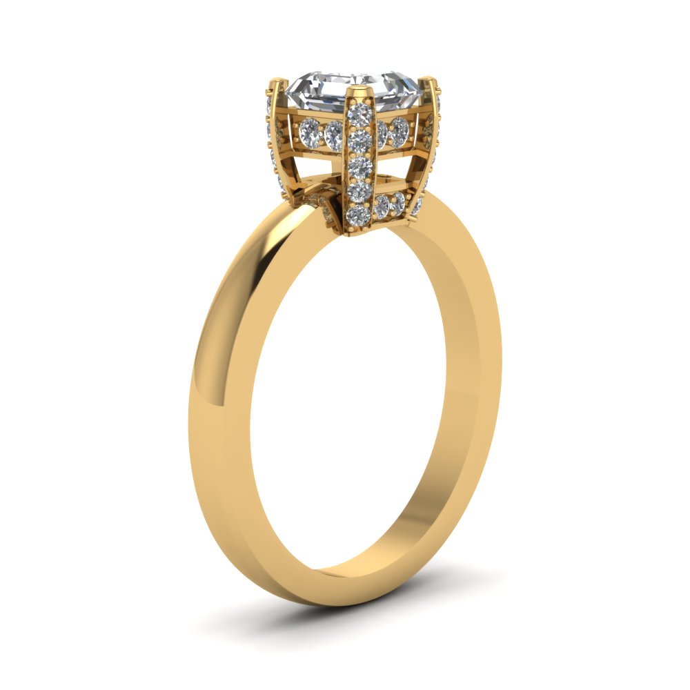 Diamond Prong Solitaire Engagement Ring